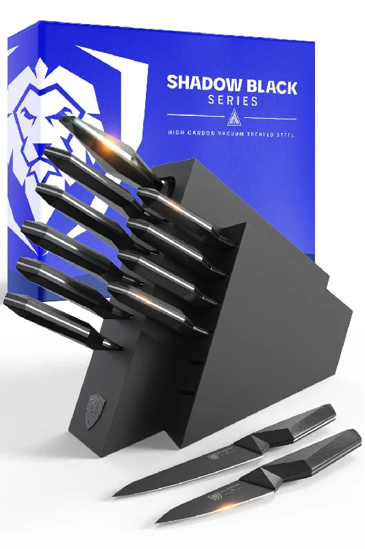 12-Piece Knife Block Set | Shadow Black Series | NSF Certified | Dalstrong ©