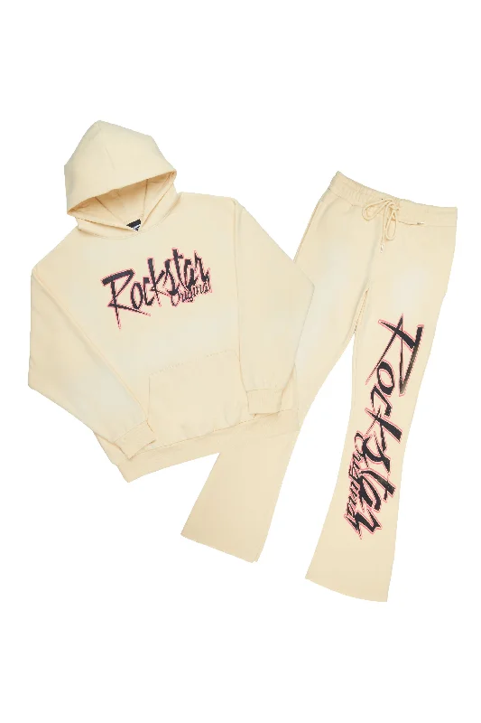 Kalibre Yellow Hoodie/Flare Trackset