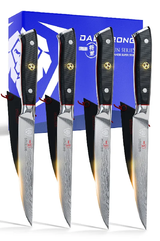 4 Piece Steak Knife Set | Shogun Series | ELITE | Dalstrong ©