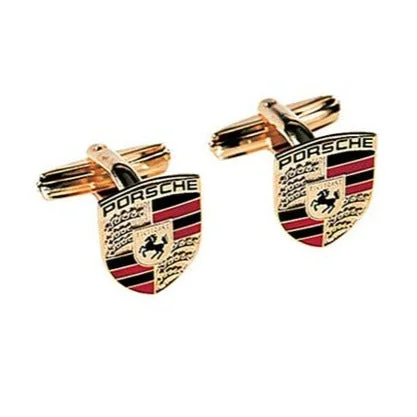 Porsche Crest Cufflinks - Color