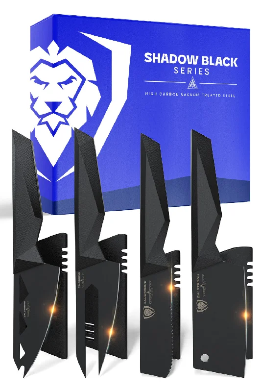 4-Piece Cheese Knife Set | Shadow Black Series | NSF Certified | Dalstrong ©