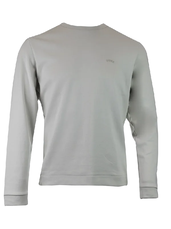 Hugo Boss Elegant Beige Cotton Men's Sweatshirt