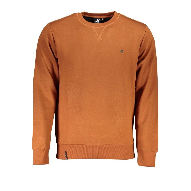 U.S. Grand Polo Brown Cotton Men's Sweater