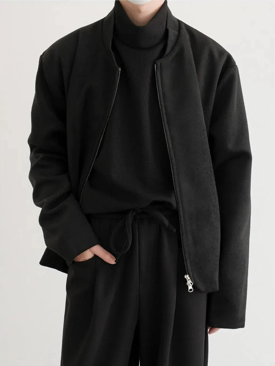 Minimalist Zip-Up Jacket