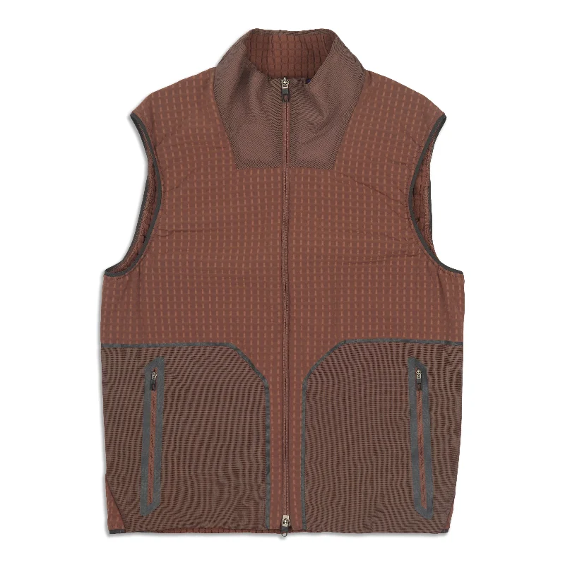 Water-Repellent Fleece Hiking Vest - Resale