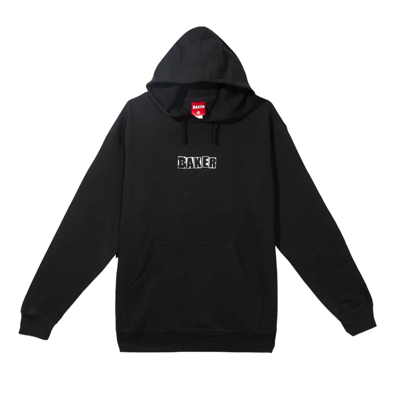 BAKER BRAND LOGO HOODIE BLACK