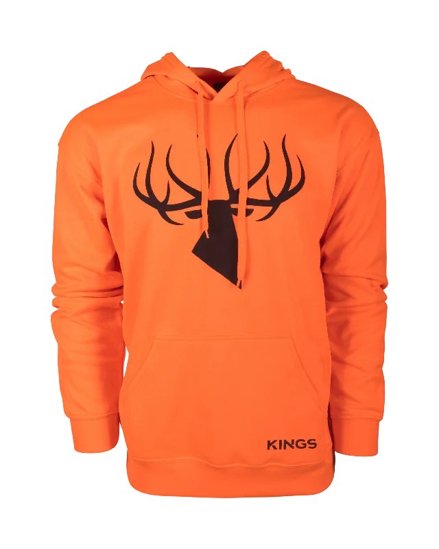 Blaze Orange Poly Hoodie