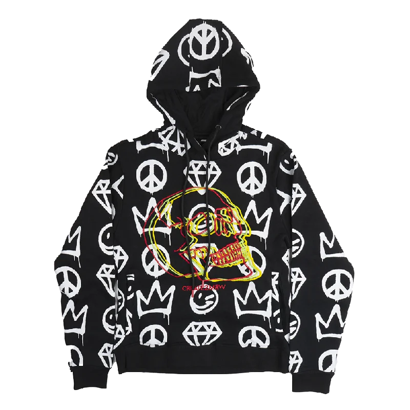 CREATE 2MRW GRAPHIC HOODIE BLACK - CF1230