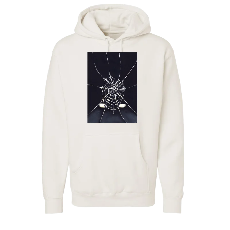 JENNY SPIDER WEB HOODIE BONE