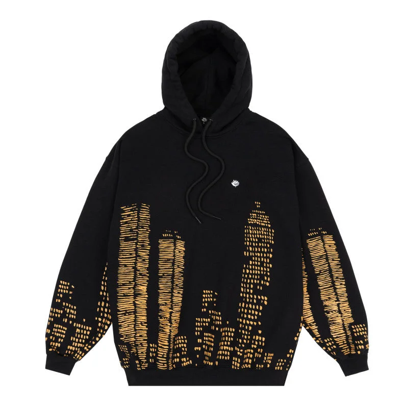 MAGENTA DOWNTOWN HOODIE BLACK