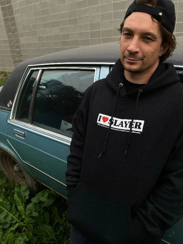 MEHRATHON I LOVE SLAYER HOODIE BLACK