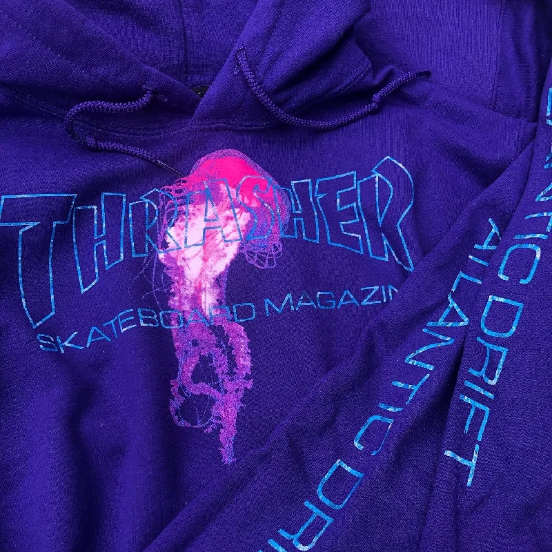 THRASHER ATLANTIC DRIFT HOODIE PURPLE