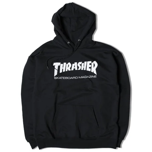 THRASHER MAG LOGO HOODIE BLACK