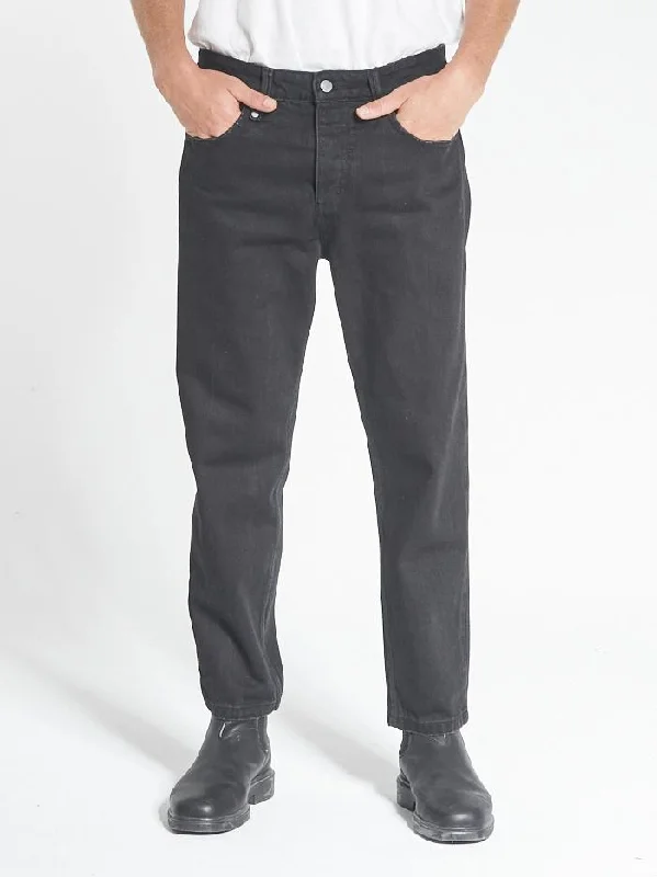 Chopped Denim Jean - Black Rinse