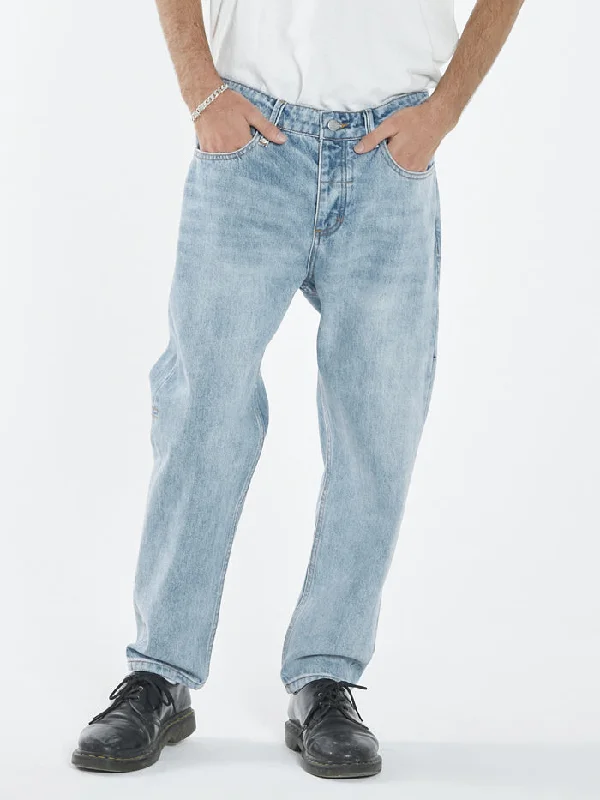 Chopped Denim Jean - Dust Blue