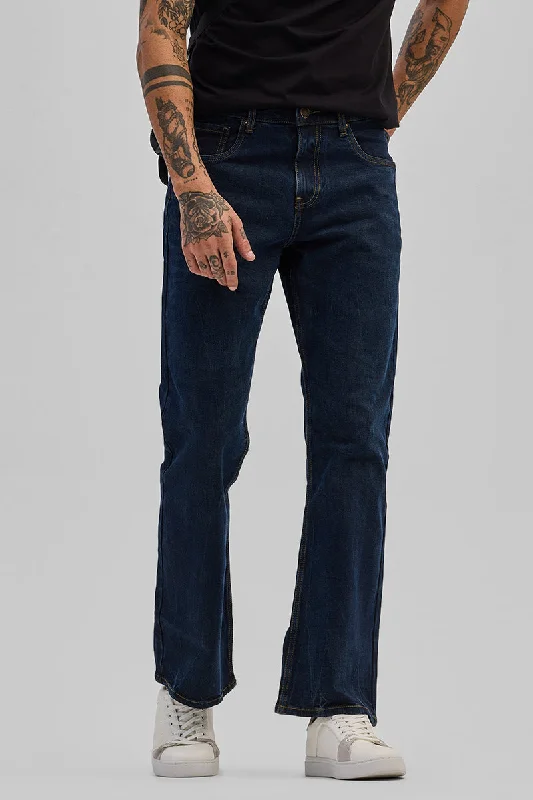 Navy Bootcut Jeans