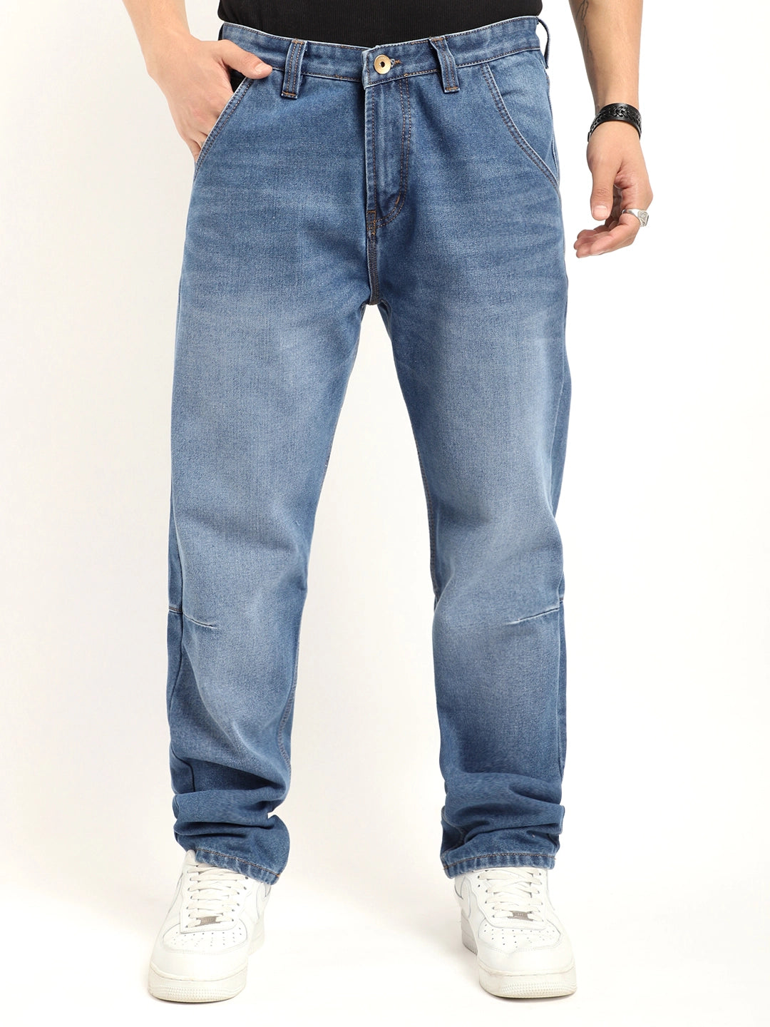 Offbeat Blue Denim Cargo