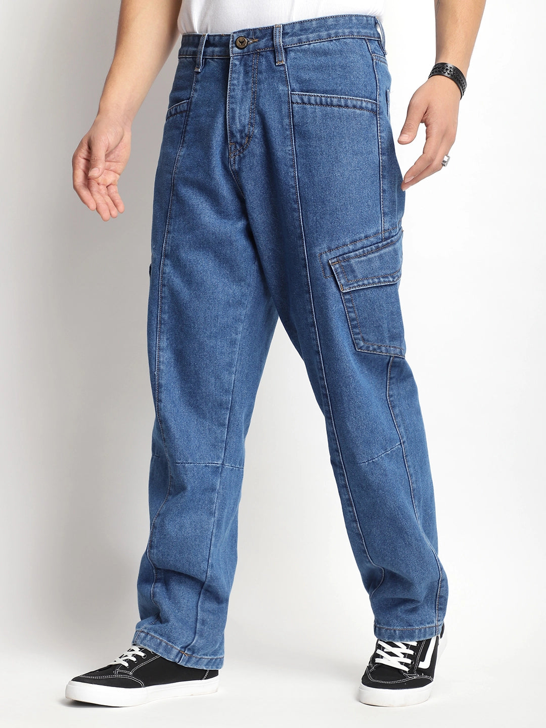 Rugged Terrain Blue Denim Cargo