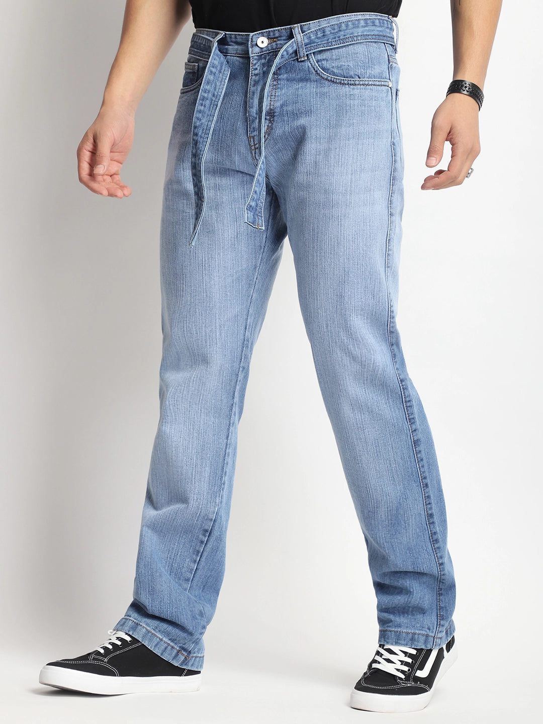 Urban Belt Blue Denim Jeans