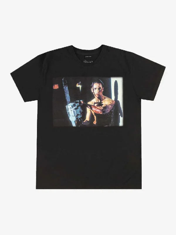 Patrick Bateman Chainsaw Black Tee