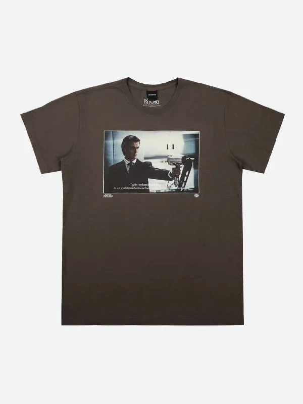 Patrick Bateman Nail Gun Black Tee