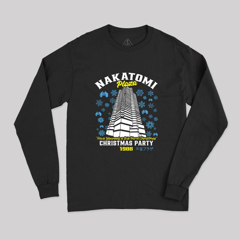 Christmas Nakatomi Building Die Hard Geek Long Sleeve T-Shirt