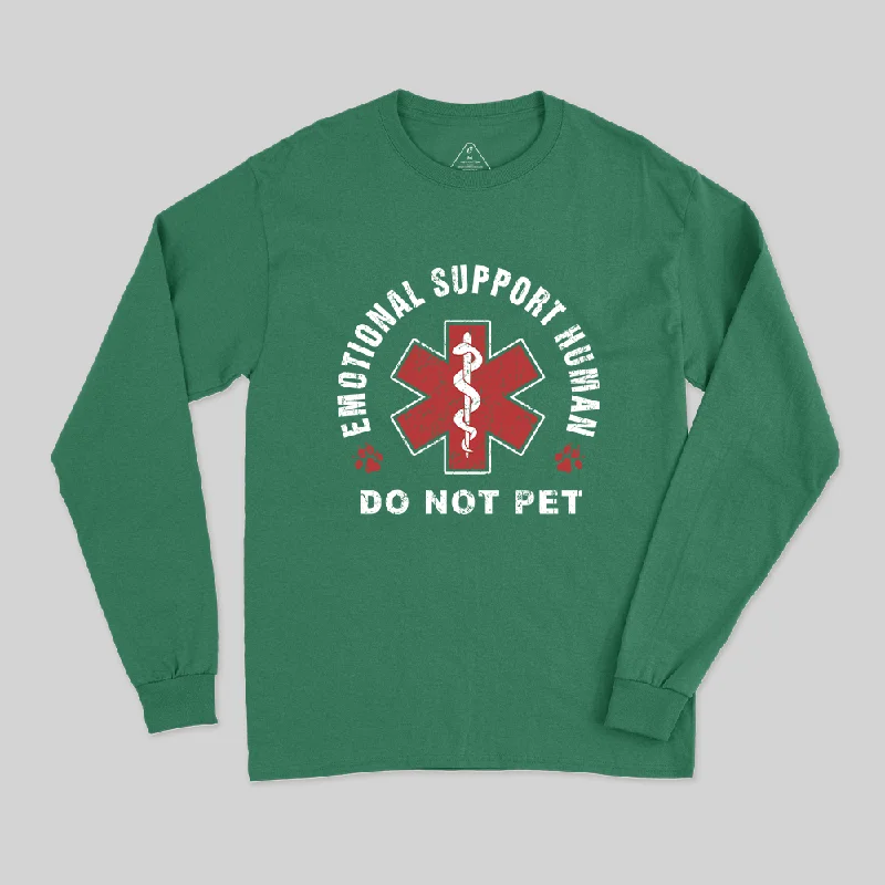 Emotional Support Human Long Sleeve T-Shirt