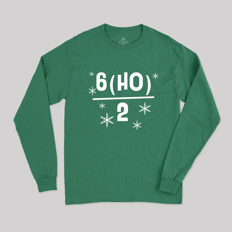 Ho Ho Ho Equation Geek Long Sleeve T-Shirt