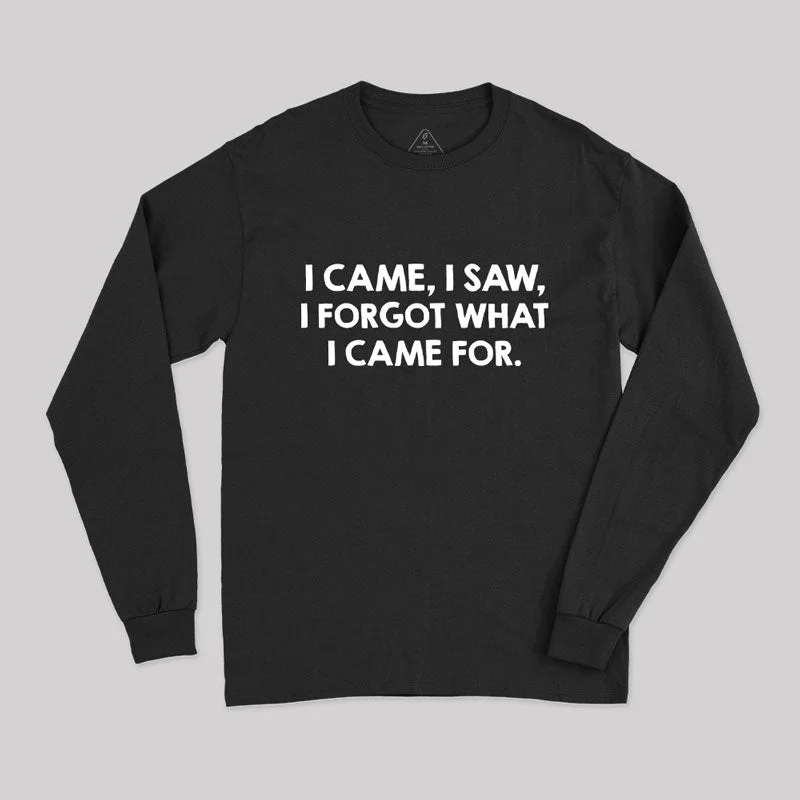 I Came and Saw Nerd Long Sleeve T-Shirt