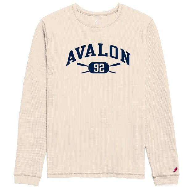 Men's Avalon Long Sleeve Waffle Crew - Dew