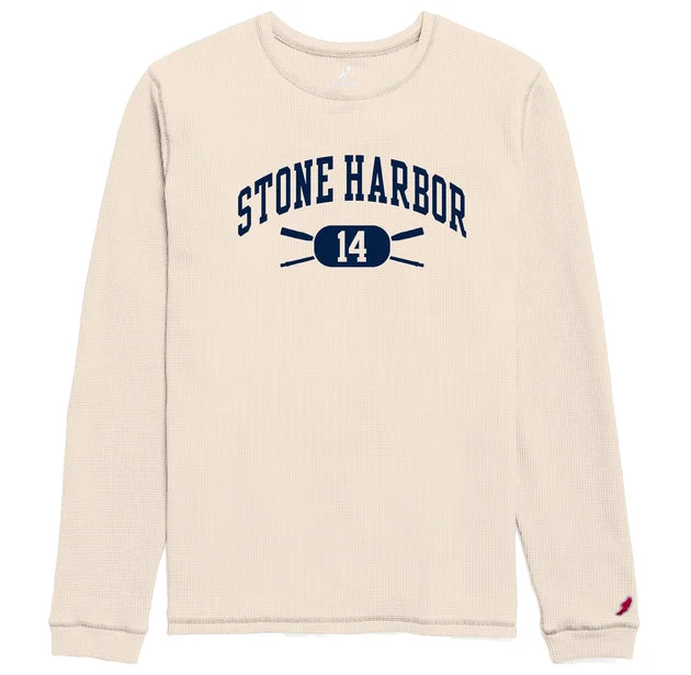 Men's Stone Harbor Long Sleeve Waffle Crew - Dew