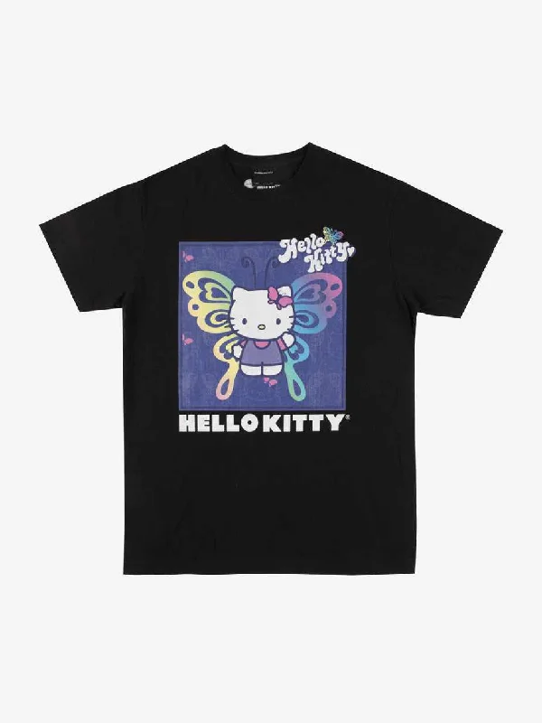 Hello Kitty Butterfly Black Tee