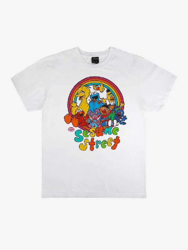 Rainbow White Tee