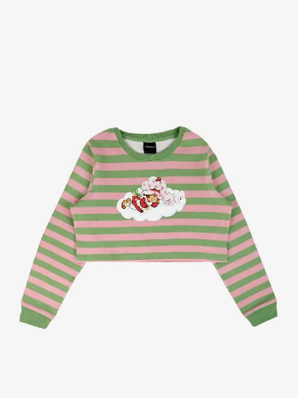 Strawberry Shortcake Striped Crop Long Sleeve