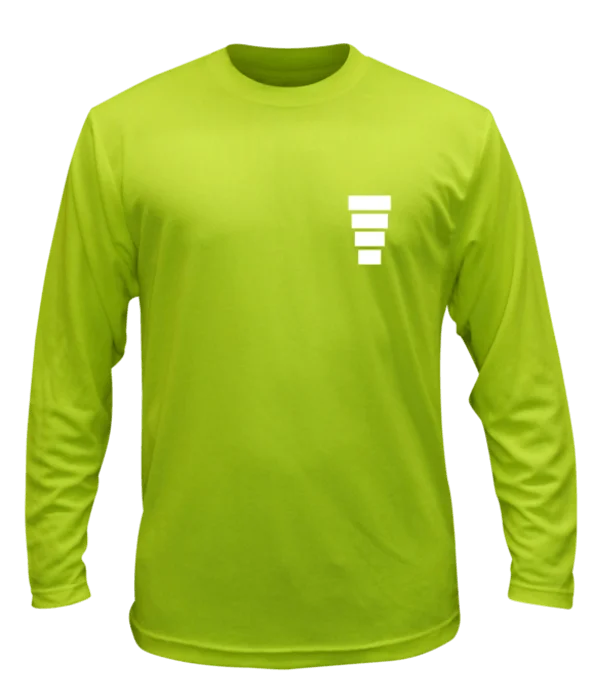 Unisex Reflective Long Sleeve Shirt - Block