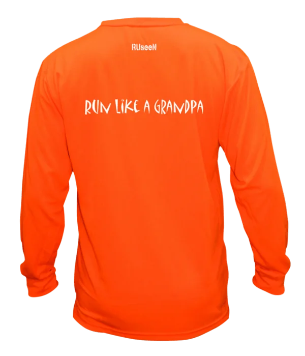 Unisex Reflective Long Sleeve - Run Like a Grandpa