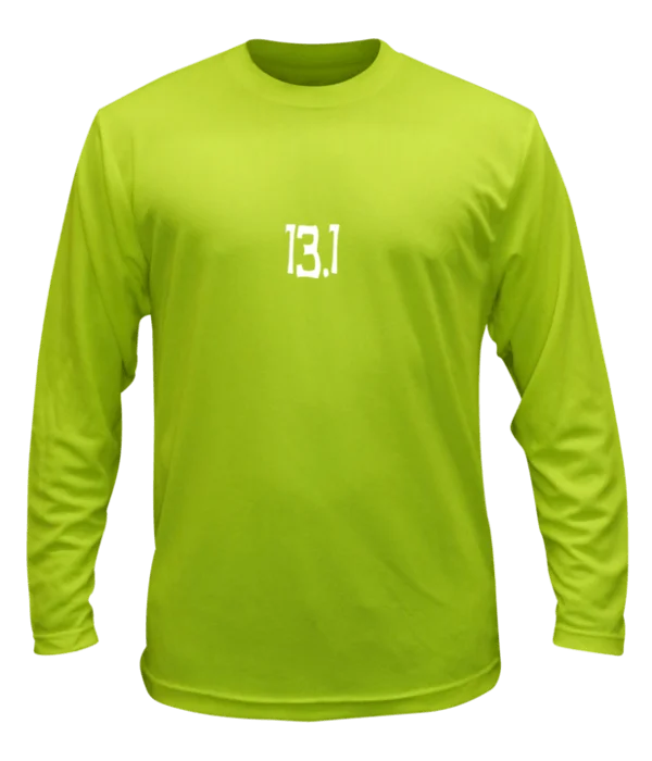 Unisex Reflective Long Sleeve Shirt - 13.1 Half Crazy