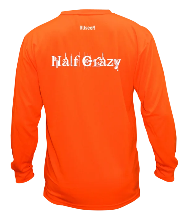 Unisex Reflective Long Sleeve Shirt - NEW 13.1 Half Crazy