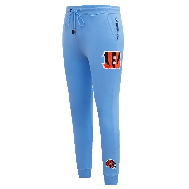 NFL CINCINNATI BENGALS CLASSIC CHENILLE MEN'S JOGGER (UNIVERSITY BLUE)