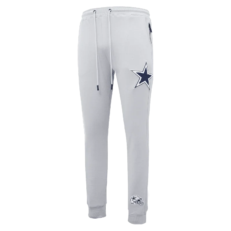 NFL DALLAS COWBOYS CLASSIC CHENILLE MEN'S JOGGER (GRAY)