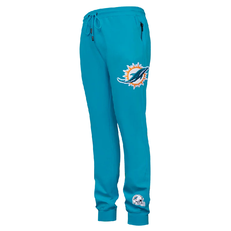 NFL MIAMI DOLPHINS CLASSIC CHENILLE MEN'S JOGGER (TEAL)