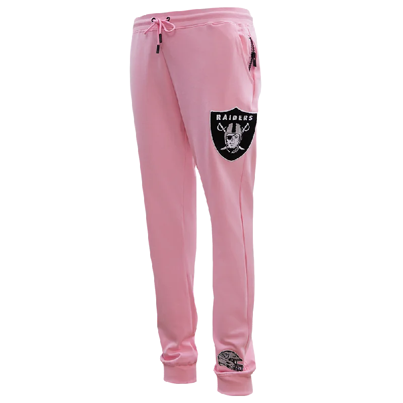 NFL LAS VEGAS RAIDERS CLASSIC CHENILLE MEN'S JOGGER (PINK)