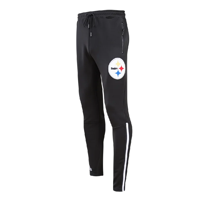 NFL PITTSBURGH STEELERS CLASSIC MEN'S TRACK PANT (BLACK)