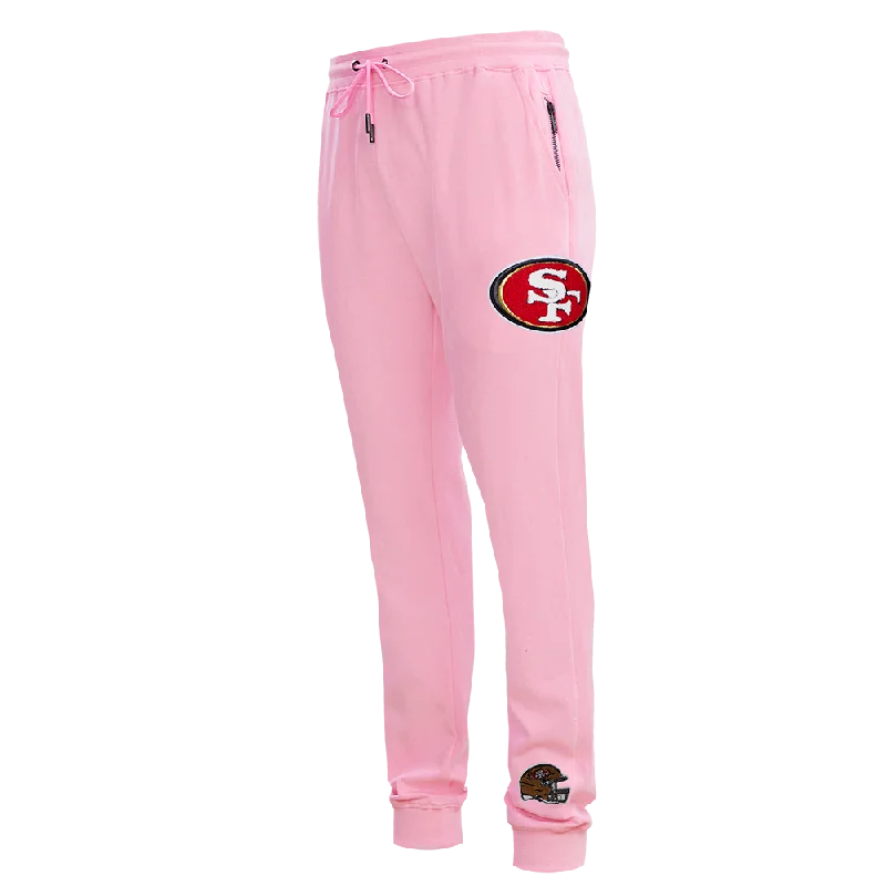 NFL SAN FRANCISCO 49ERS CLASSIC CHENILLE DK JOGGER (PINK)