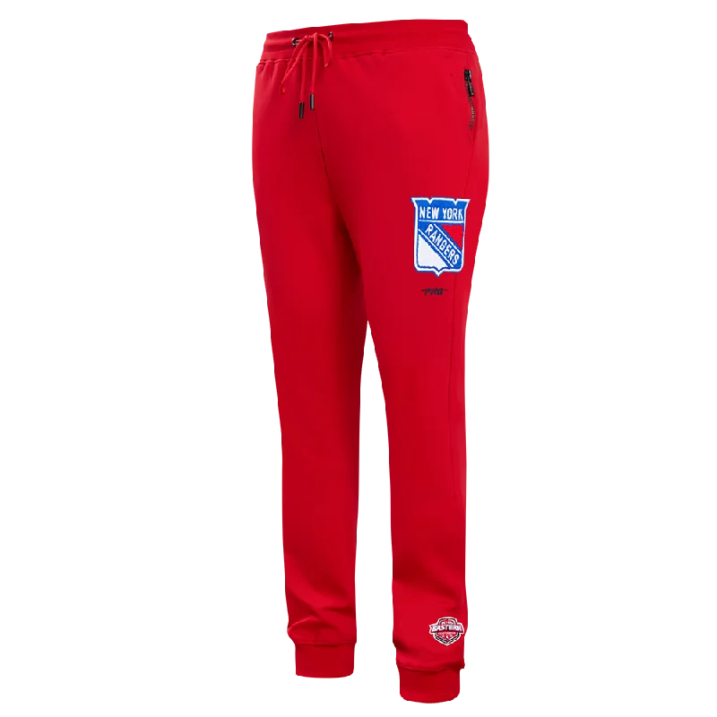 NHL NEW YORK RANGERS CLASSIC CHENILLE MEN'S JOGGER (RED)