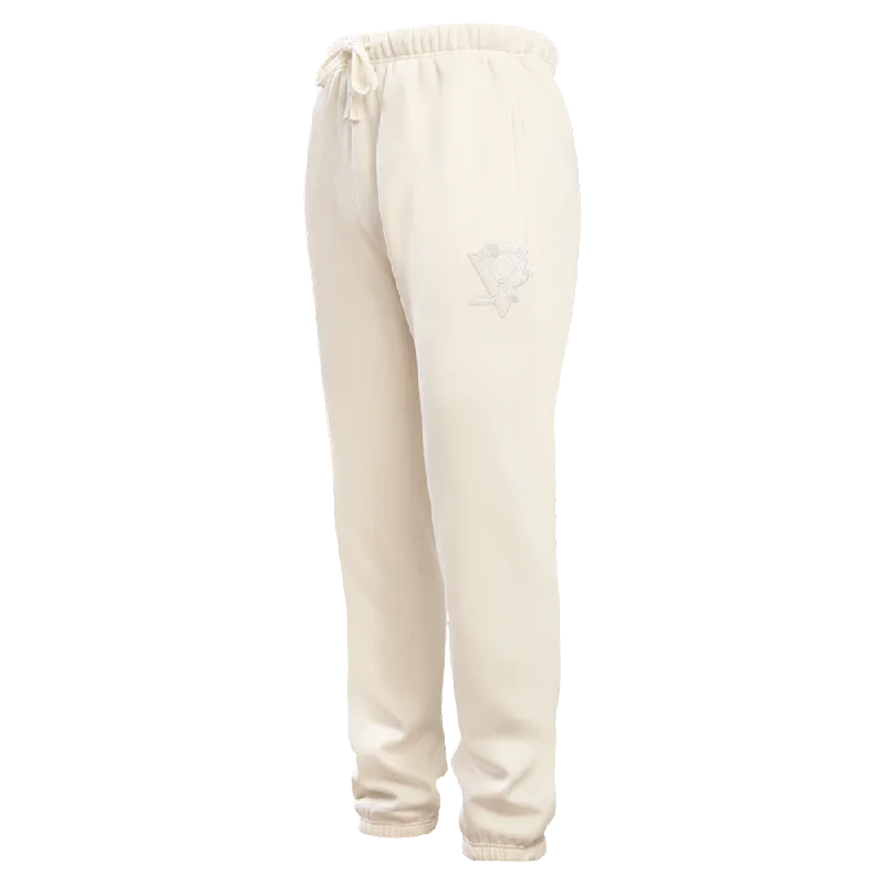 NHL PITTSBURGH PENGUINS NEUTRAL FLC SWEATPANT (EGGSHELL)