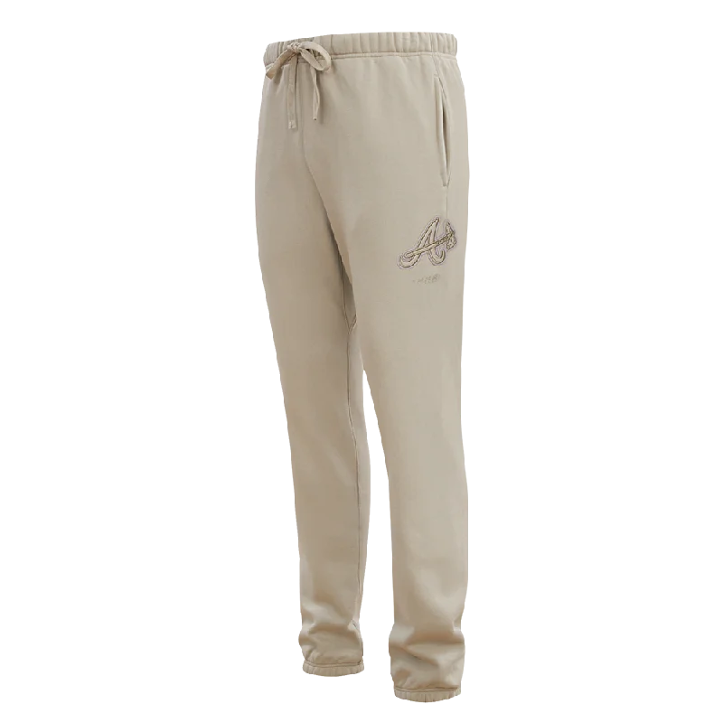 MLB ATLANTA BRAVES NEUTRAL MEN'S SWEATPANT (TAUPE)