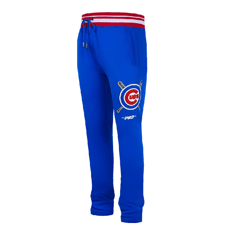 MLB CHICAGO CUBS MASHUP MEN'S RIB SWEATPANT (ROYAL BLUE/RED)