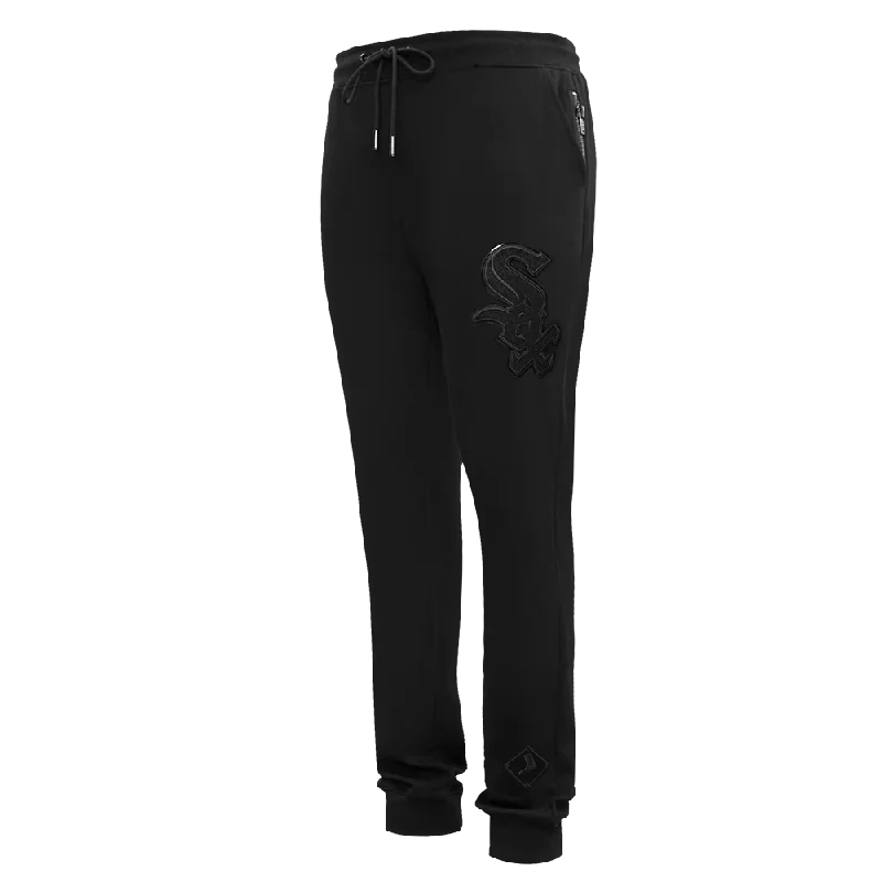 MLB CHICAGO WHITE SOX TRIPLE BLACK LOGO MEN'S JOGGER (BLACK)