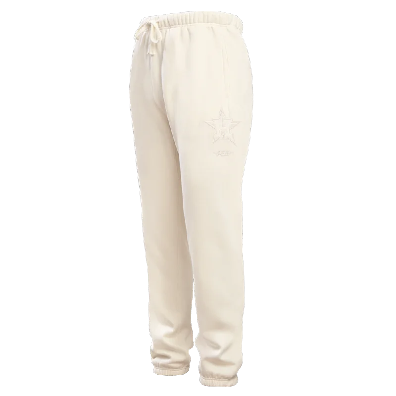 MLB HOUSTON ASTROS NEUTRAL FLC SWEATPANT (EGGSHELL)